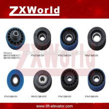 escalator step chain rubber roller